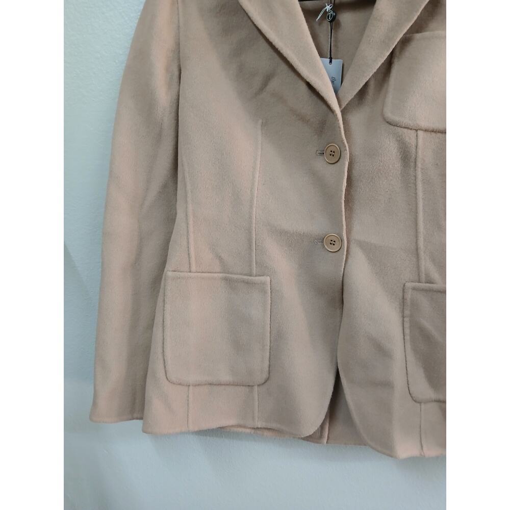 Talbots wool-blend blazer tan size 2 - Picture 3 of 9